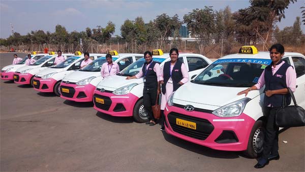 केवल महिलाएं: बेंगलुरु एयरपोर्ट पर शुरू हुई नई टैक्सी सर्विस