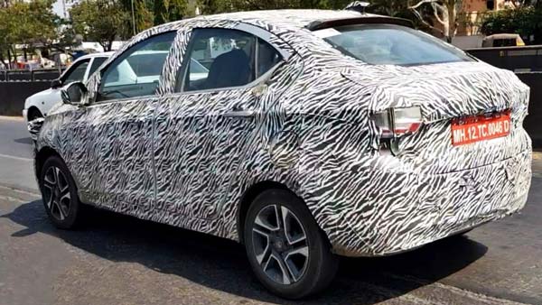 टाटा टिगोर के फेसलिफ्ट मॉडल को टेस्टिंग के दौरान देखा गया, तस्वीरें आयी सामने