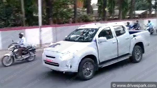 2019 Isuzu D-Max V-Cross फेसलिफ्ट वर्जन के नये लुक का हुआ खुलासा, टेस्टिंग के दौरान ली गयी वीडियो