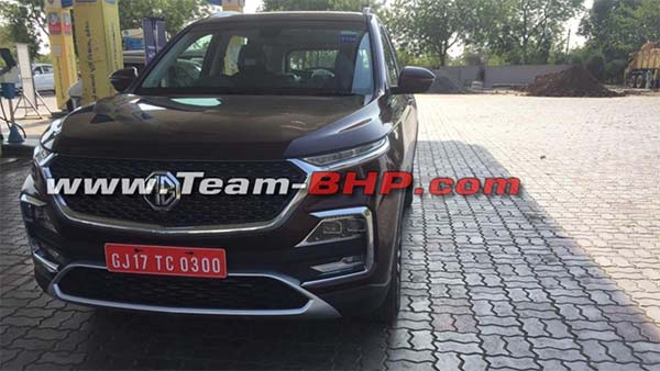 एमजी हेक्टर की नई तस्वीरें आयी सामने, ऐसा दिखेगा इसका भारतीय अवतार