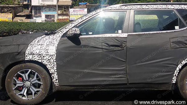 नई किया SP2i एसयूवी टेस्टिंग लॉन्च फोटो