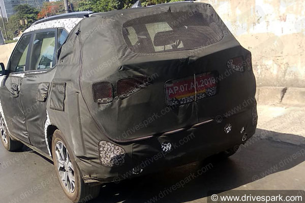 नई किया SP2i एसयूवी टेस्टिंग लॉन्च फोटो