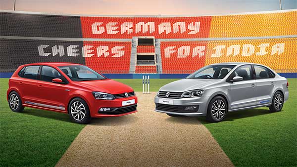 फॉक्सवैगन पोलो वेंटो एमियो कप एडिशन लॉन्च क्रिकेट वर्ल्ड कप भारत