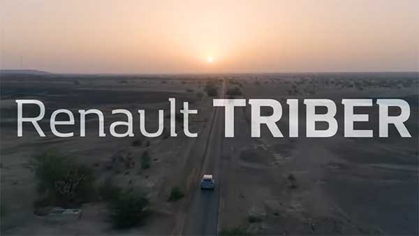रेनॉल्ट ट्राइबर टीजर जारी 19 जून पेश