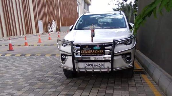 हैदराबाद कमिश्नर पर ओवर स्पीड के लिए लगा जुर्माना, सोशल मीडिया पर वायरल हुई तस्वीरें