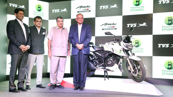 न्यू टीवीएस अपाचे आरटीआर 4वी इथेनॉल भारत में लॉन्च, कीमत 1.2 लाख रुपयें