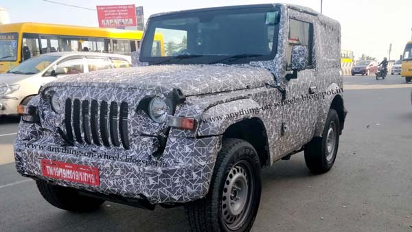 नई महिंद्रा थार बीएस-6 को टेस्टिंग के दौरान देखा गया, सामने आई यह जानकारियां