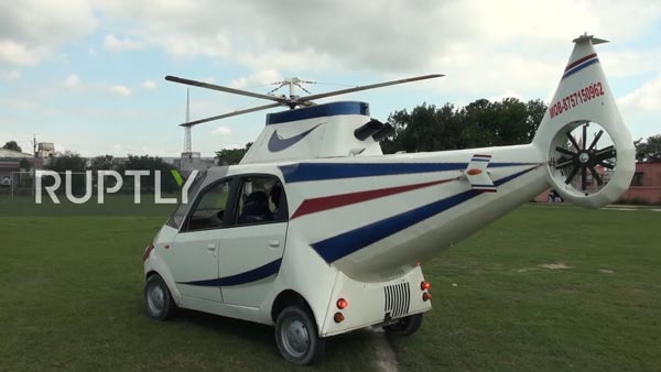 बिहार के युवा ने टाटा नैनो को बना दिया हेलीकॉप्टर, पायलट बनने का था सपना