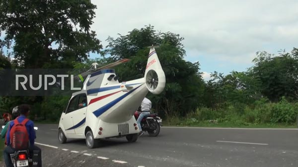 बिहार के युवा ने टाटा नैनो को बना दिया हेलीकॉप्टर, पायलट बनने का था सपना