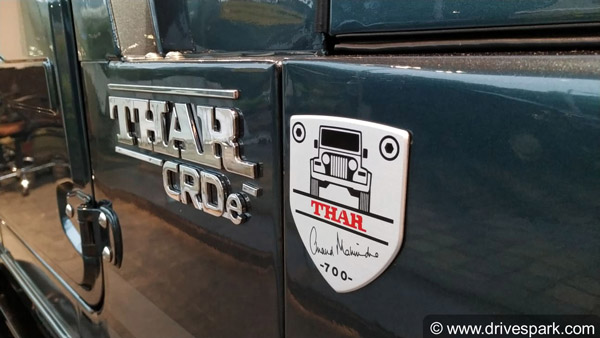 नई महिंद्रा थार बीएस-6 को टेस्टिंग के दौरान देखा गया, सामने आई यह जानकारियां