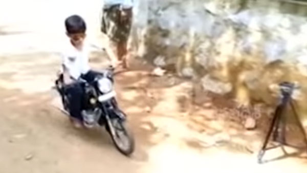 पिता ने बेटे के लिए बनाया इलेक्ट्रिक मिनी बुलेट, जानिये कैसे करता है काम