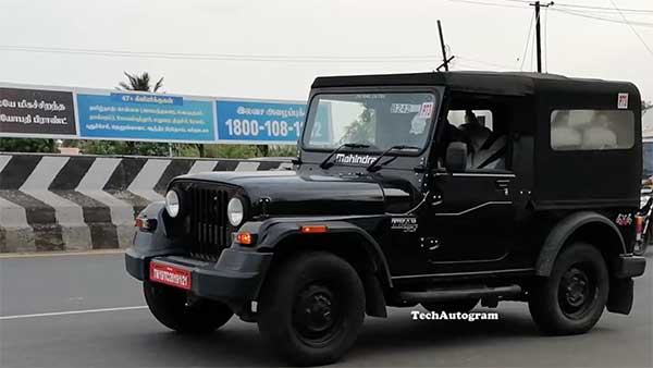 महिंद्रा थार बीएस 6 एसयूवी को किया गया स्पॉट, सामने आई यह जानकारियां
