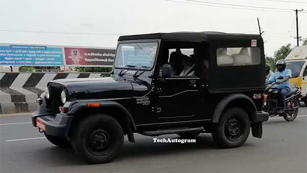 महिंद्रा थार बीएस 6 एसयूवी को किया गया स्पॉट, सामने आई यह जानकारियां