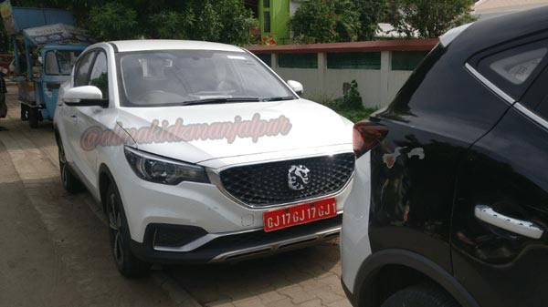 एमजी जेडएस इलेक्ट्रिक एसयूवी को टेस्टिंग के दौरान किया गया स्पॉट, 2020 में होगी लॉन्च