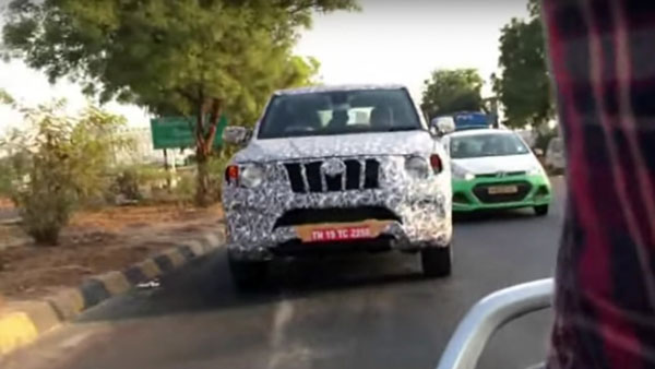 नई महिंद्रा स्कॉर्पियो टेस्टिंग के दौरान दिखी, सामने आईं यह जानकारियां