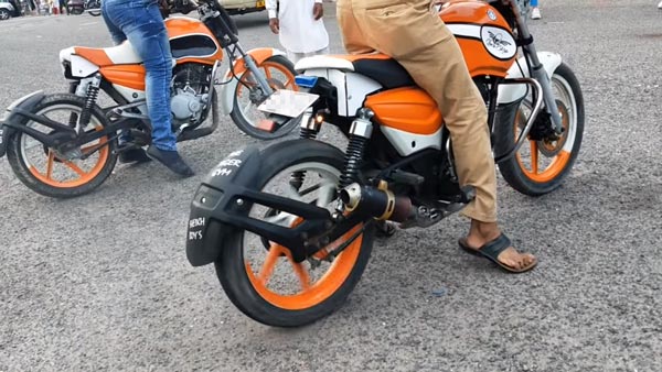 ऐसे किया 2 लाख में हीरो स्प्लेंडर बाइक को मॉडिफाई, पता लगाना हुआ मुश्किल
