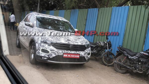 फॉक्सवैगन टी-रॉक भारत टेस्टिंग डिजाइन इंजन लॉन्च 2020