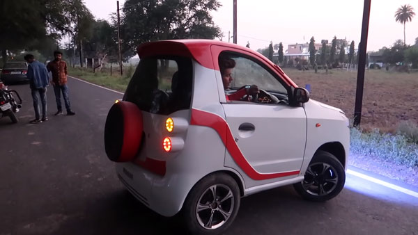 ये है दुनिया की सबसे छोटी सैंट्रो कार, पुलिस वालों ने भी की इस मॉडिफाइड कार की तारीफ
