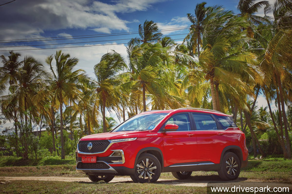 एमजी हेक्टर बीएस6 भारत कीमत: 12.73 लाख रुपये 25,000 रुपये की बढ़त