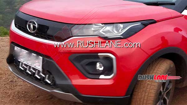 टाटा नेक्सन फेसलिफ्ट सनरूफ की तस्वीरें आई सामने, जानिए क्या मिलेंगे नए फीचर्स