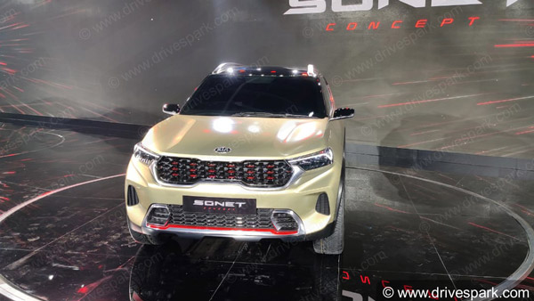 किया सॉनेट कांसेप्ट ऑटो एक्सपो में 2020 में किया गया पेश