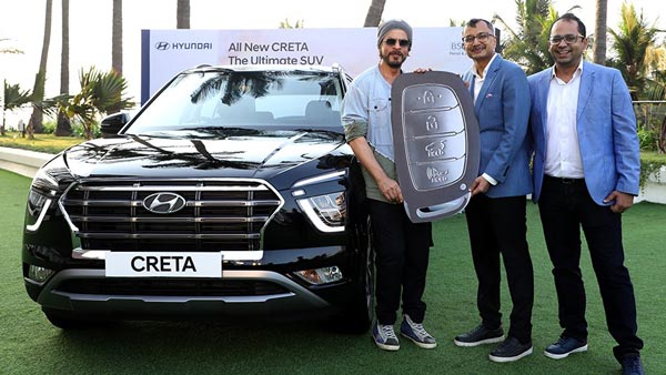 शाहरुख खान बने नई जनरेशन हुंडई क्रेटा के पहले ग्राहक, देखें तस्वीरें