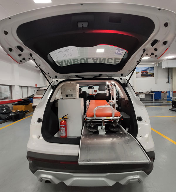 एमजी हेक्टर एम्बुलेंस दान कोरोना मरीज के लिए जानकारी एमजी हेक्टर एम्बुलेंस दान कोरोना मरीज के लिए जानकारी