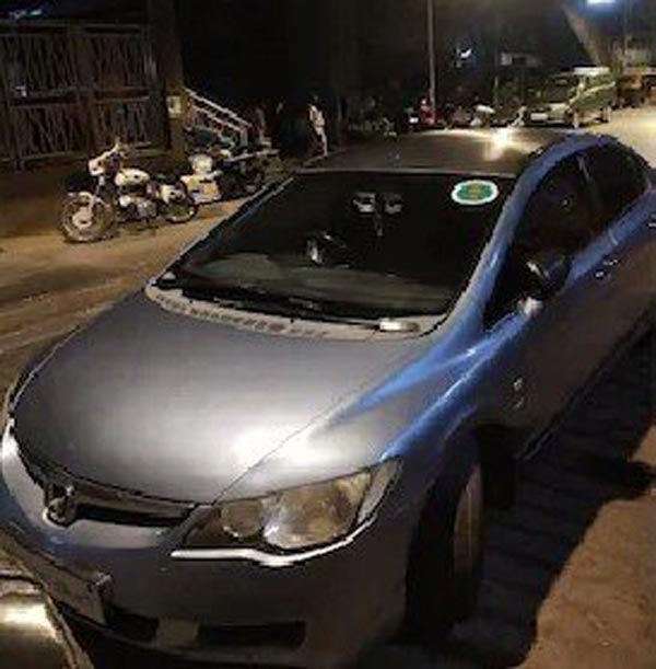 लॉकडाउन के दौरान एमएलए का नकली स्टीकर कार पर लगाकर घूम रहा था युवक, पुलिस ने पकड़ा