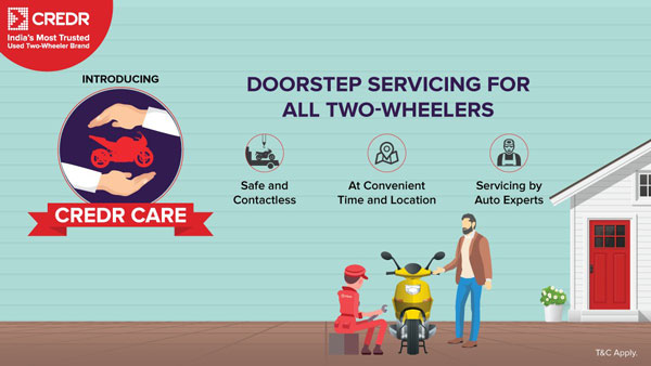 Doorstep Motorcycle Servicing: क्रेडआर बाइक सर्विसिंग सुविधा घर ऑफिस जानकारी