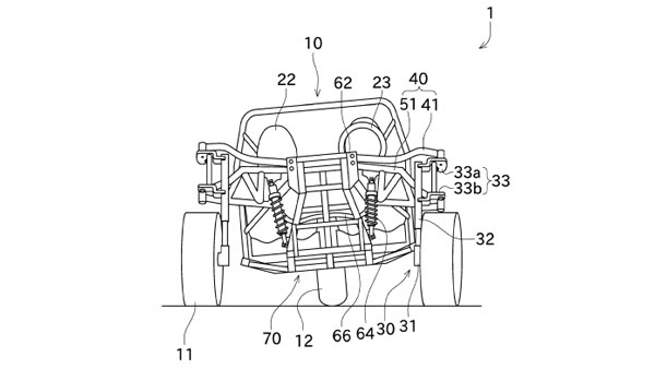 Kawasaki Files Patent For A Three Wheeler: कावासाकी ने थ्री-व्हीलर वाहन के लिए फाइल किया पेटेंट