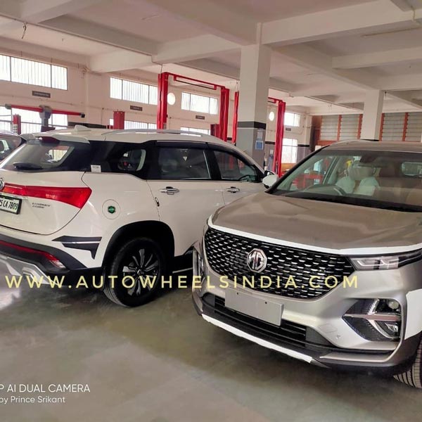 MG Hector Plus Spied At Dealership: एमजी हेक्टर प्लस डीलरशिप पर आई नजर, जल्द होगी लॉन्च