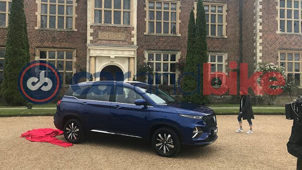 MG Hector Plus Spied In New Paint Scheme: एमजी हेक्टर प्लस नए रंग में आई नजर, जुलाई में होगी लॉन्च