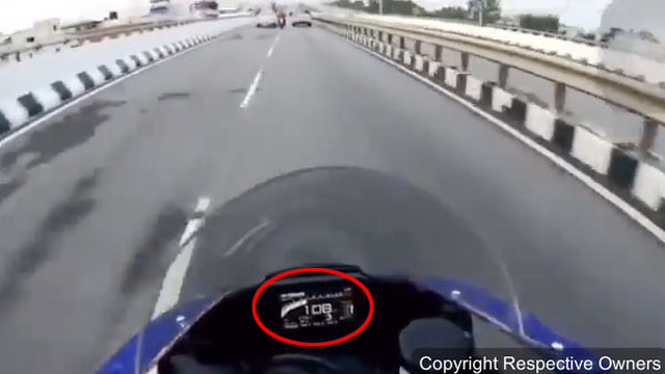 300 किलोमीटर की स्पीड से चला रहा था सुपरबाइक, पुलिस ने किया जब्त