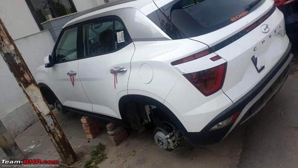 New Hyundai Creta & Kia Seltos Wheels Stolen In Delhi: नई क्रेटा और सेल्टॉस के व्हील ले उड़े चोर