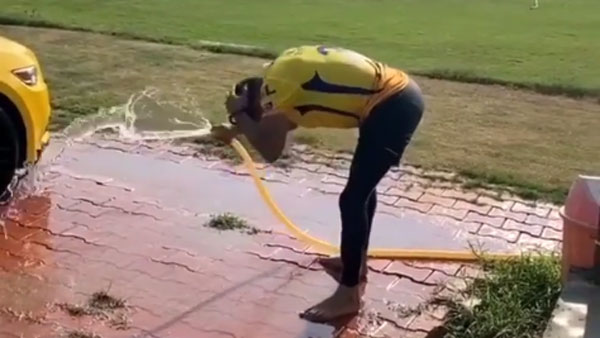 Suresh Raina Washing His Ford Mustang: सुरेश रैना फोर्ड मस्टैंग धो रहे लॉकडाउन वीडियो जानकारी