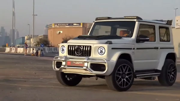 Suzuki Jimny Customized Into G-Class: सुजुकी जिम्नी को मिनी मर्सिडीज जी-वैगन में किया कस्टमाइज