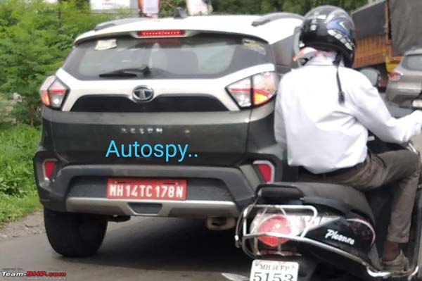 Tata Nexon DCT Spied Testing: टाटा नेक्सन डीसीटी टेस्टिंग स्पाई फोटो जानकारी