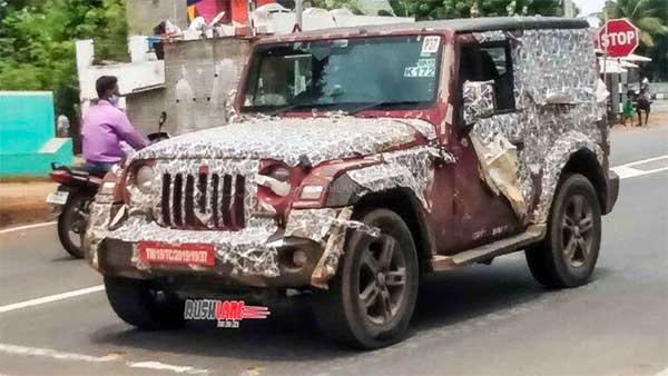 New-Gen Mahindra Thar Spied: नई-जनरेशन महिंद्रा थार रोड टेस्ट के दौरान आई नजर
