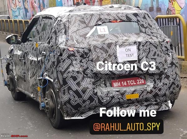 Citroen C3 Sporty Spotted Testing: सिट्रोन सी3 स्पोर्टी टेस्टिंग के दौरान आई नजर, जल्द होगी लॉन्च