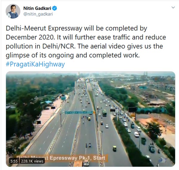 Delhi-Meerut Expressway: दिल्ली-मेरठ एक्सप्रेस-वे दिसंबर में होगा पूरा, महज 45 मिनट में पूरा होगा सफर