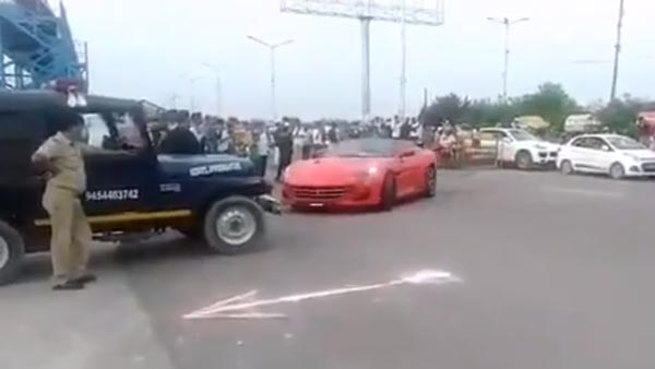 Ferrari California Seized For Performing Stunt: कानपुर पुलिस फरारी कार जब्त स्टंट जानकारी