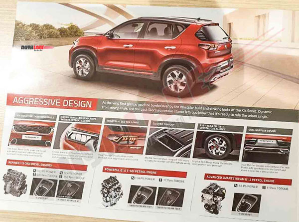 Kia Sonet Brochure Revealed: नई किया सॉनेट का ब्रोशर लॉन्च से पहले आया सामने, जानें