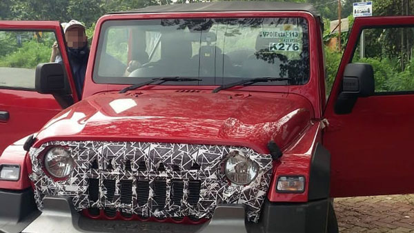 2020 Mahindra Thar Spied: नई महिंद्रा थार एएक्स सॉफ्ट टॉप पेट्रोल टेस्टिंग करते आई नजर