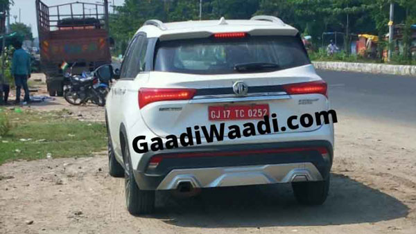 MG Hector Facelift Spotted Testing: एमजी हेक्टर फेसलिफ्ट टेस्टिंग के दौरान आई नजर