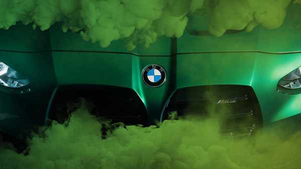BMW M3 Bright Green Teaser: बीएमडब्ल्यू एम3 का नया टीजर जारी, नए हरे रंग में होगी पेश