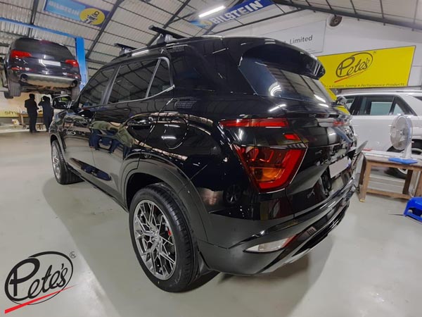 Hyundai Creta Modification: नए अलाॅय व्हील्स से हुंडई क्रेटा दिख रही आकर्षक, देखें तस्वीरें