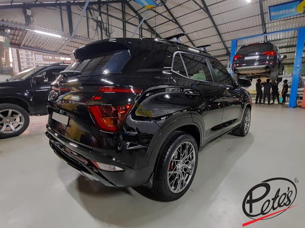 Hyundai Creta Modification: नए अलाॅय व्हील्स से हुंडई क्रेटा दिख रही आकर्षक, देखें तस्वीरें