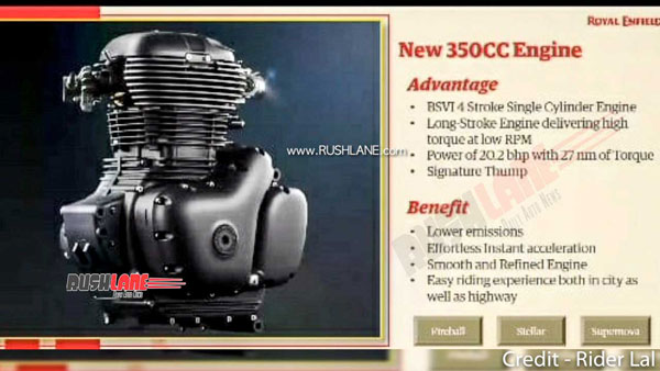 RE Meteor 350 Engine Spec Revealed: रॉयल एनफील्ड मिटिओर 350 के इंजन की डीटेल आई सामने