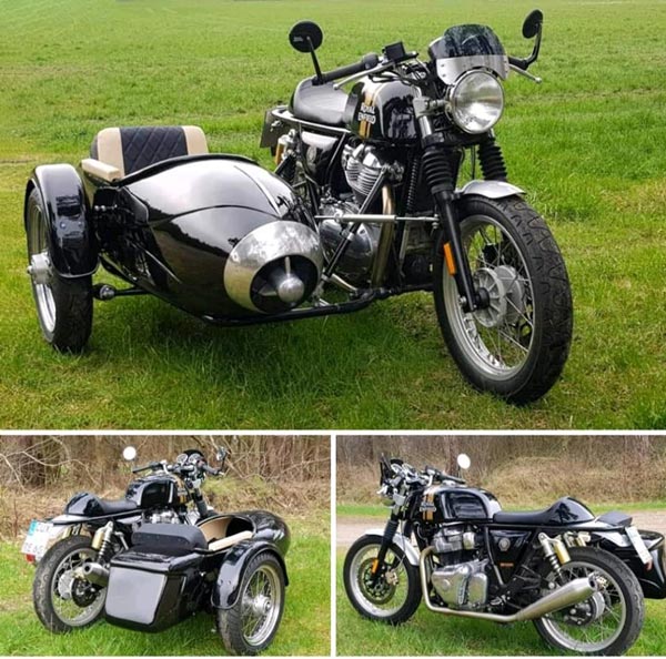 Royal Enfield Modification: रॉयल एनफील्ड कॉन्टिनेंटल जीटी में लगाया साइड कार, दो लोगों के लिए बनी परफेक्ट