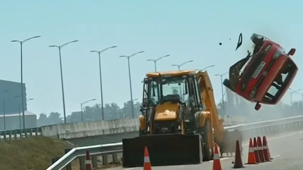 Volkswagen Polo Seen In A Action Shoot: फाॅक्सवैगन पोलो पर फिल्माया गया एक्शन सीन, देखें वीडियो